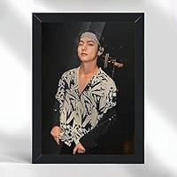 BTS 防弾少年団 TAEHYUNG V フォトフレーム A4 額縁 + スロ② BTS V(テテ) 額縁フレーム - メルカリ